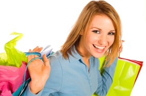 Photo of a Happy Shopper