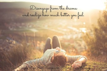disengagefromthedrama